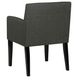 Catherine Charcoal Grey/Black 5-Piece Double Pedestal Dining Set by Coaster at Eve Furniture