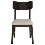 Catley Dark Coffee 5-piece Round Drop Leaf Dining Table Set by Coaster at Eve Furniture