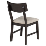 Catley Dark Coffee 5-piece Round Drop Leaf Dining Table Set by Coaster at Eve Furniture