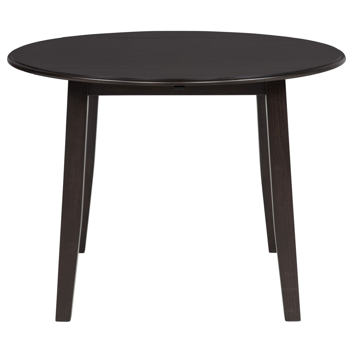 Catley Dark Coffee 5-piece Round Drop Leaf Dining Table Set by Coaster at Eve Furniture