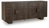 Cato Dark Brown Accent Cabinet by ASHLEY FURNITURE at Eve Furniture
