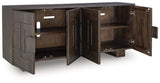 Cato Dark Brown Accent Cabinet by ASHLEY FURNITURE at Eve Furniture