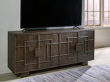 Cato Dark Brown Accent Cabinet by ASHLEY FURNITURE at Eve Furniture