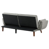 Caufield Upholstered Tufted Convertible Sofa Bed Grey by Coaster at Eve Furniture