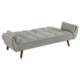 Caufield Upholstered Tufted Convertible Sofa Bed Grey by Coaster at Eve Furniture