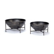 Cauldron (Set of 2) Brown Metal Bowls by Mercana at Eve Furniture