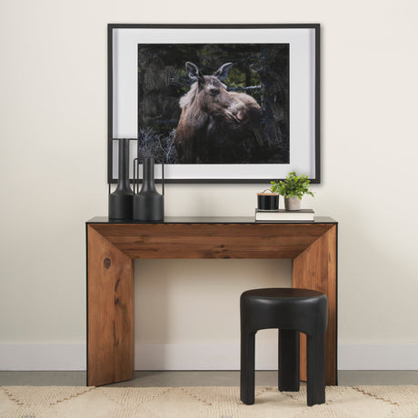 Cautious Gaze by Chad Mackay a Hand Embellished Framed Photo Art Print Matted under Glass by Mercana at Eve Furniture