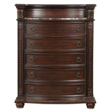 Cavalier Dark Cherry Chest by Homelegance at Eve Furniture