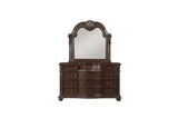 Cavalier Dark Cherry Mirror (Mirror Only) by Homelegance at Eve Furniture