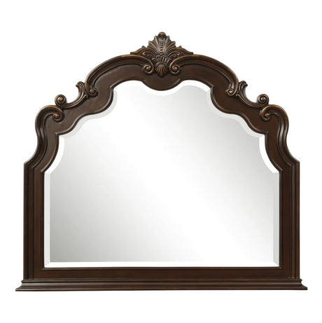 Cavalier Dark Cherry Mirror (Mirror Only) by Homelegance at Eve Furniture