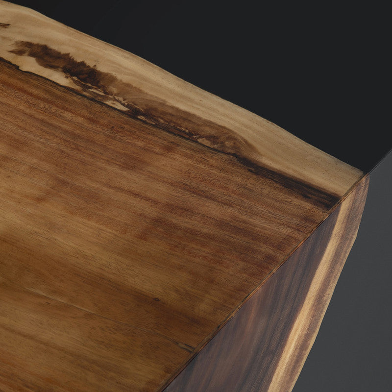 Cavallo Black/Brown Cocktail Table by Crestview at Eve Furniture