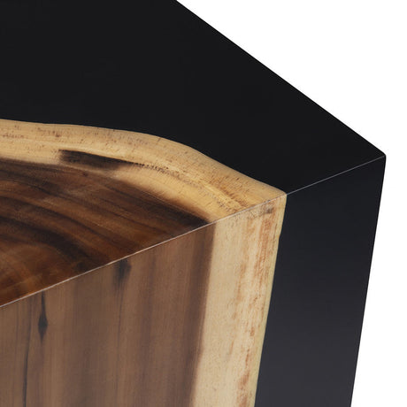 Cavallo Black/Brown End Table by Crestview at Eve Furniture