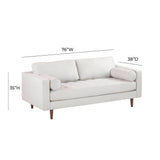 Cave Tweed Loveseat by TOV Furniture at Eve Furniture