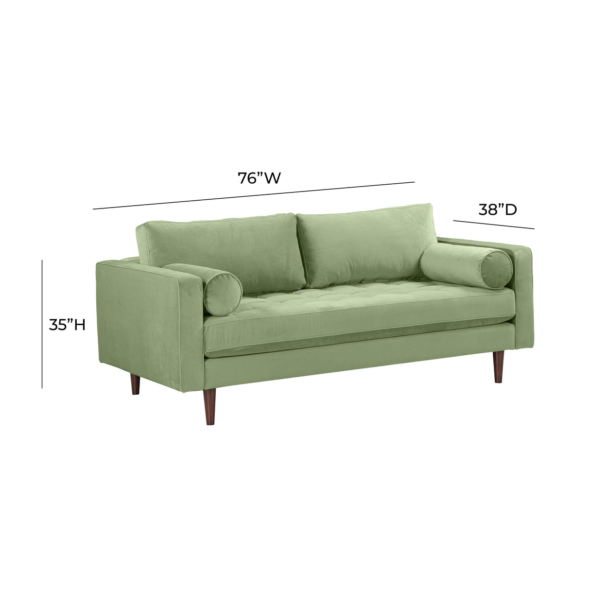 Cave Velvet Loveseat by TOV Furniture at Eve Furniture