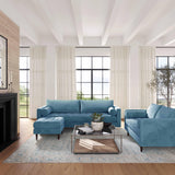Cave Velvet Sectional by TOV Furniture at Eve Furniture