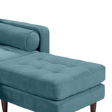Cave Velvet Sectional by TOV Furniture at Eve Furniture