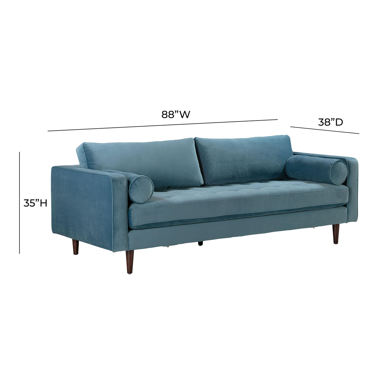 Cave Velvet Sofa by TOV Furniture at Eve Furniture