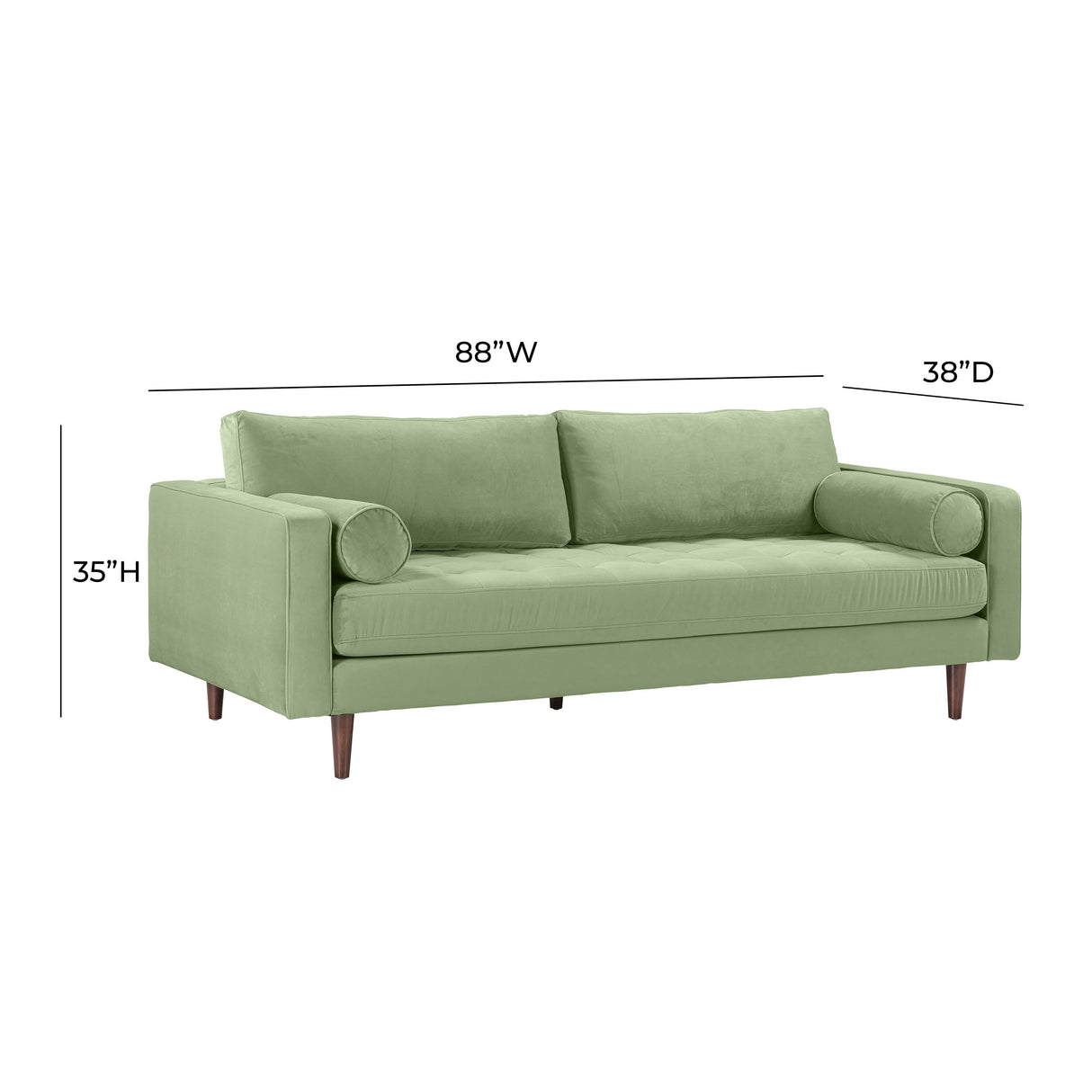 Cave Velvet Sofa by TOV Furniture at Eve Furniture