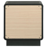 Cavelle Black 2-Drawer Nightstand by Coaster at Eve Furniture