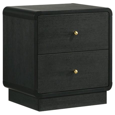 Cavelle Black 4-Piece Eastern King Bedroom Set by Coaster at Eve Furniture