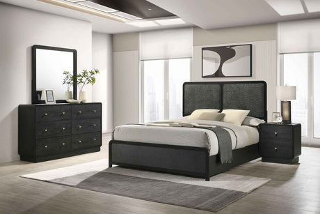 Cavelle Black 4-piece Full Bedroom Set by Coaster at Eve Furniture