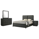 Cavelle Black 4-piece Queen Bedroom Set by Coaster at Eve Furniture