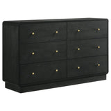 Cavelle Black 4-piece Queen Bedroom Set by Coaster at Eve Furniture