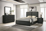 Cavelle Black 4-piece Queen Bedroom Set by Coaster at Eve Furniture