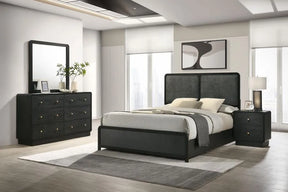 Cavelle Black 4-piece Queen Bedroom Set by Coaster at Eve Furniture