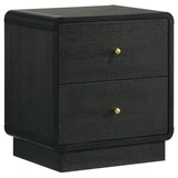 Cavelle Black 5-Piece Eastern King Bedroom Set by Coaster at Eve Furniture