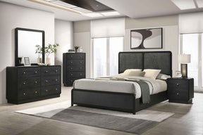 Cavelle Black 5-piece Full Bedroom Set by Coaster at Eve Furniture