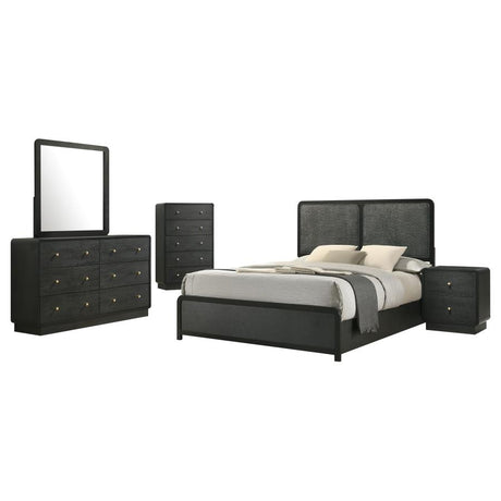 Cavelle Black 5-piece Queen Bedroom Set by Coaster at Eve Furniture