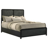 Cavelle Black 51-inch Upholstered Full Panel Bed by Coaster at Eve Furniture