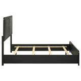 Cavelle Black 51-inch Upholstered Full Panel Bed by Coaster at Eve Furniture