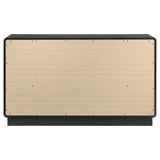 Cavelle Black 6-Drawer Dresser Cabinet by Coaster at Eve Furniture