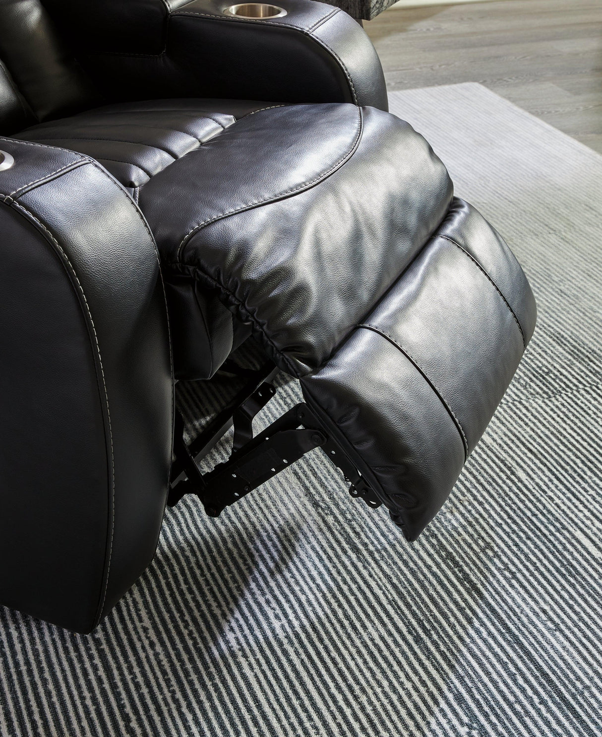 Caveman Den Midnight Power Recliner by Ashley at Eve Furniture