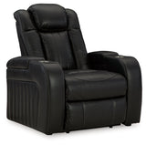 Caveman Den Midnight Power Recliner by Ashley at Eve Furniture