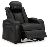 Caveman Den Midnight Power Recliner by Ashley at Eve Furniture