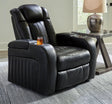 Caveman Den Midnight Power Recliner by Ashley at Eve Furniture