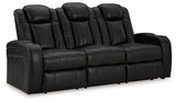 Caveman Den Midnight Power Reclining Sofa