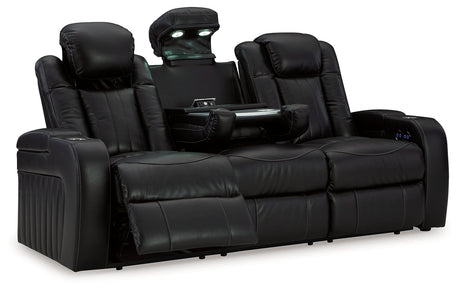 Caveman Den Midnight Power Reclining Sofa