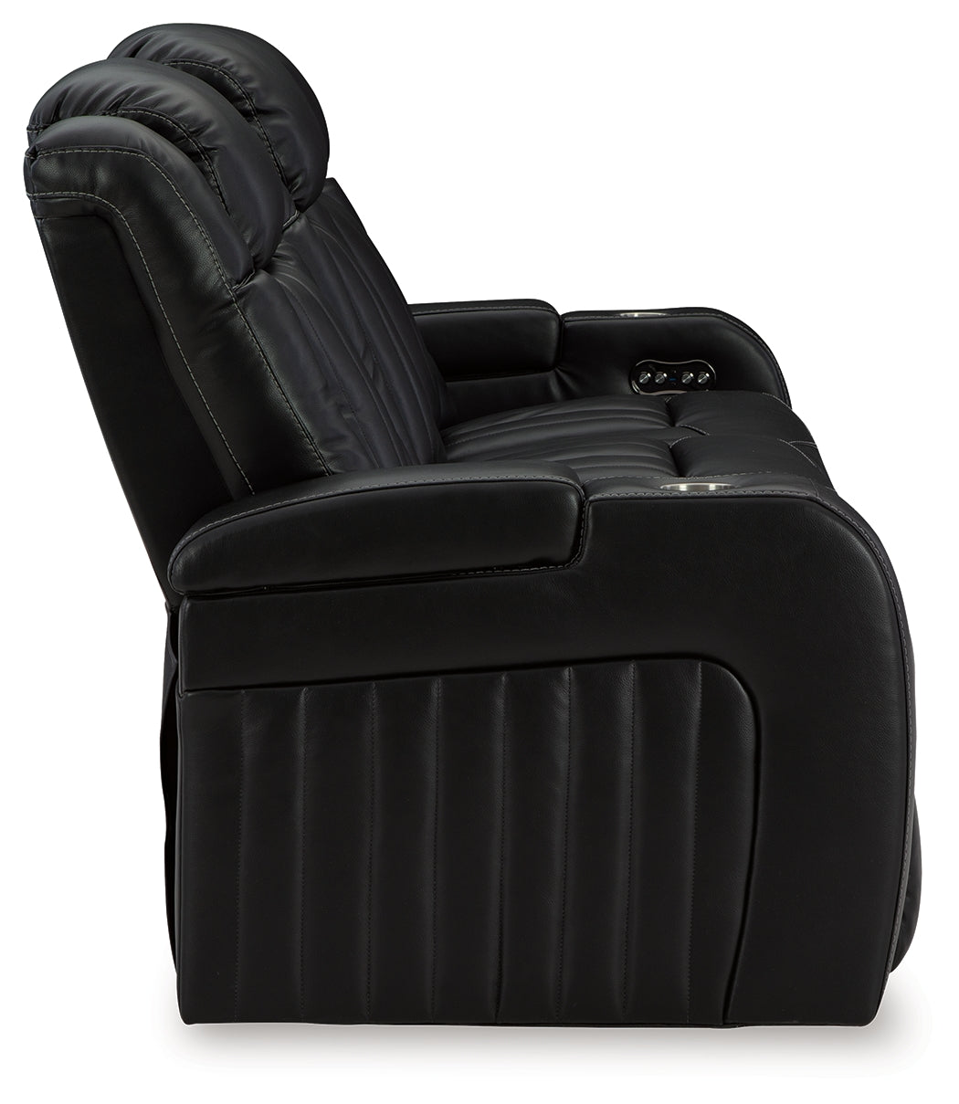 Caveman Den Midnight Power Reclining Sofa