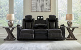 Caveman Den Midnight Power Reclining Sofa