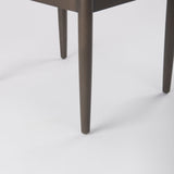 Cavett Cream Boucle Upholstered Seat W/Dark Brown Wood Frame Dining Chair, Set of 2 by Mercana at Eve Furniture