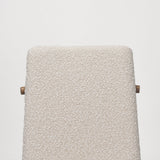 Cavett Cream Boucle Upholstered Seat W/Light Brown Wood Frame Dining Chair, Set of 2 by Mercana at Eve Furniture