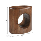 Cavo Brown Side Table by Zuomod at Eve Furniture