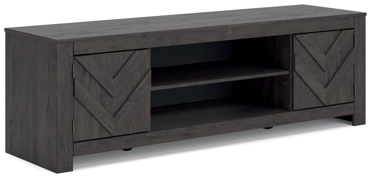 Cayboni Black 71" TV Stand by Ashley at Eve Furniture