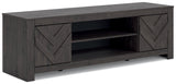Cayboni Black 71" TV Stand by Ashley at Eve Furniture