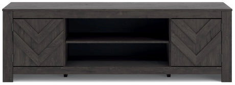 Cayboni Black 71" TV Stand by Ashley at Eve Furniture