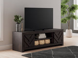 Cayboni Black 71" TV Stand by Ashley at Eve Furniture